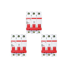 Kit C/3 - Disjuntor Steck Din Tripolar 16A Sd63 3Ka