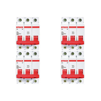 Kit C/4 - Disjuntor Steck Din Tripolar 20A Sd63 3Ka