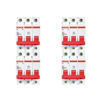 Kit C/4 - Disjuntor Steck Din Tripolar 25A Sd63 3Ka