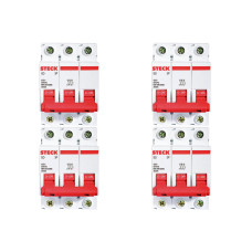 Kit C/4 - Disjuntor Steck Din Tripolar 63A Sd63 3Ka