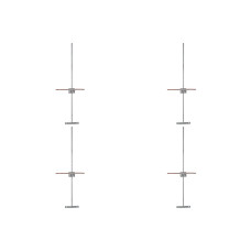 Kit C/4 - Para-Raio Terminal Aereo Fixacao Horizontal Dr-009