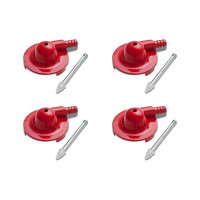 Kit C/4 - Irrigador Fico Chuvisco Vermelho 0331 