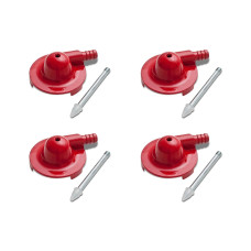 Kit C/4 - Irrigador Fico Chuvisco Vermelho 0331 