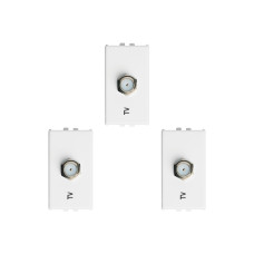 Kit C/3 - Modulo Soprano Ilus (Tomada Coaxial) 5Tg99334