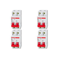 Kit C/4 - Disjuntor Steck Din Bipolar 16A Sd62 C Sdd62C16