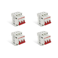 Kit C/4 - Disjuntor Steck Din Tripolar 32A Sd63 C Sdd63C32