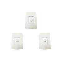 Kit C/3 - Dimmer Rotativo Qualitronix Bivolt Qd32