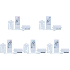 Kit C/5 - Controle Remoto Qualitronix Ventilador Branco Qv40