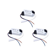 Kit C/3 - Driver Reator Fonte para Led Com Conector 48W A...