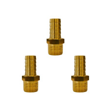 Kit C/3 - Garden Adaptador Espigao Fixo Macho  3/4X3/4
