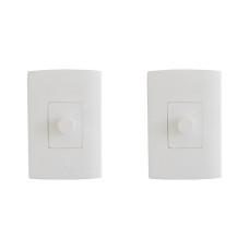 Kit C/2 - Qualitronix Dimmer Rot. 4X2 Emb-Qd32