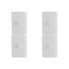 Kit C/4 - Qualitronix Dimmer Rot. 4X2 Emb-Qd32