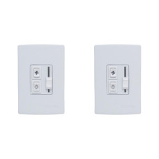 Kit C/2 - Qualitronix Controle Vent/Lamp Emb.Desliz-Qv36