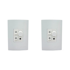 Kit C/2 - Qualitronix Controle Vent/Lamp 2 Lampada-Qv372
