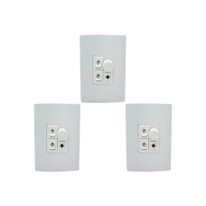 Kit C/3 - Qualitronix Controle Vent/Lamp 2 Lampada-Qv372