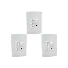 Kit C/3 - Qualitronix Controle Vent/Lamp 3 Lampada-Qv373
