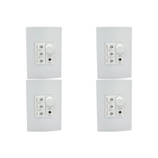 Kit C/4 - Qualitronix Controle Vent/Lamp 3 Lampada-Qv373