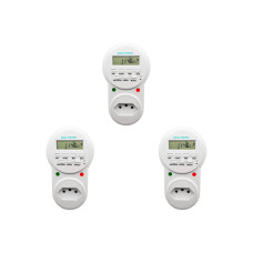 Kit C/3 - Timer Digital Qualitronix Bivolt Qtd01