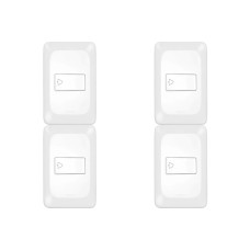 Kit C/4 - Conjunto Pial Pop Modulo Com Placa 4X2 - Pulsad...