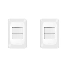 Kit C/2 - Conjunto Pial Pop Modulo Com Placa 4X2 - 2 Simp...
