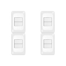 Kit C/4 - Conjunto Pial Pop Modulo Com Placa 4X2 - 2 Simp...