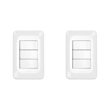 Kit C/2 - Conjunto Pial Pop Modulo Com Placa 4X2 - 3 Para...