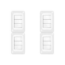 Kit C/4 - Conjunto Pial Pop Modulo Com Placa 4X2 - 3 Para...