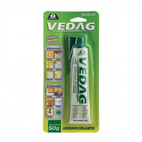 Vedacalha Vedag Incolor 50Gr Garin - Kit C/12 Unidades