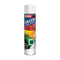 Spray Colorgin Decor Branco Fosco 360Ml 8841 - Kit C/6 LA