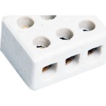 Conector Brasfort Porcelana 10Mm Trif 8610 - Kit C/50 Unidades