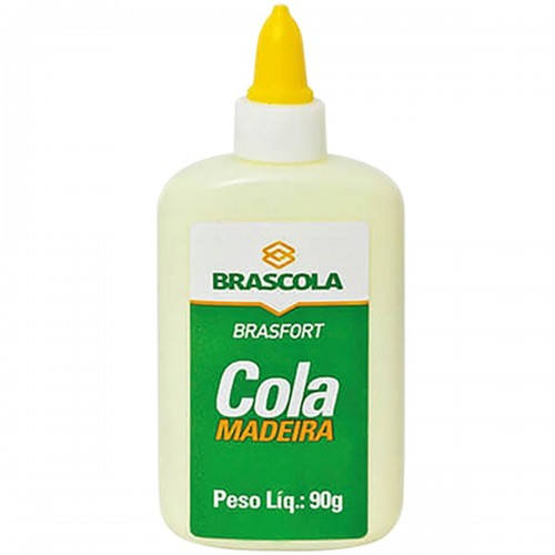 Cola Madeira Brascola 90Gr - Kit C/12 Unidades