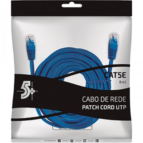 Fio Cabo Rede Patch Cord Rj45 Injet 05Mt