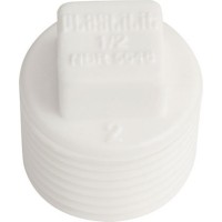 Plug Plastilit Rr 1/2 X 1/2 Branco - Kit C/50 Unidades