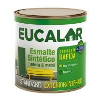 Tinta Esmalte. 1/4 (900ml) Sintetico Eucalar Azul.Franca