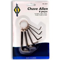 Chave Allen  Brasfort 1,5 A 06Mm Com 06 Pecas  8215