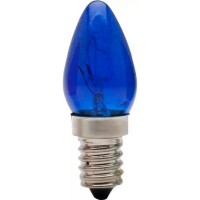 Lampada Chupeta Brasfort 07Wx220 Azul  E14  8502 - Kit C/25