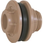 Adaptador Marrom Krona Com Flange 60X2 346 - Kit C/6 