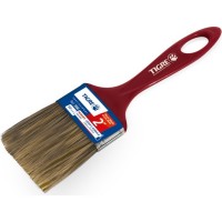 Pincel Trincha Pintura Tigre   500 X 4'' Vermelha  60500016 - Kit C/12