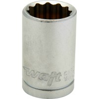 Soquete Waft Encaixe Estriado 1/2'' 12Mm 6055