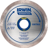 Disco Diamantado Irwin Liso 110Mm Agua Iw13891