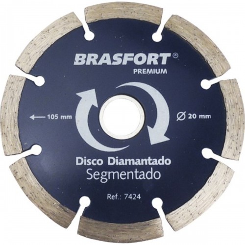 Disco Diamantado Brasfort Premium Segmentado 105Mm 7424