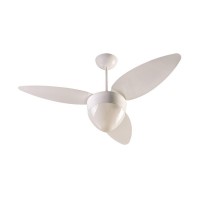 Ventilador Teto Ventisol Aires Branco Com Lustre 220V 130W  383