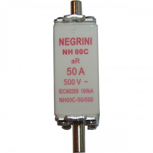 Fusivel Nh Negrini Ultra Rapido 00/ 50A Nh-00C-50/500Ur