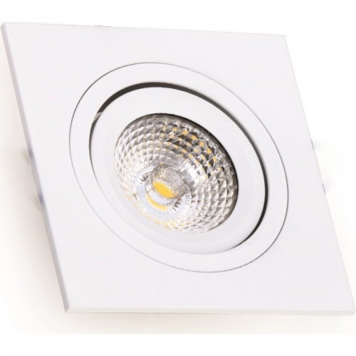 Spot Led Galaxy Quadrado 05W 3000K Direcionavel 1810