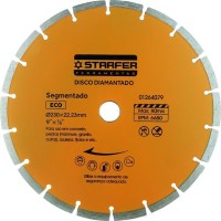 Disco Diamantado Starfer Eco Segmentado 230Mm Seco/Agua 1264079