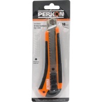 Estilete Perkon Emborrachado Com 3 Laminas 18Mm 1010