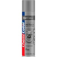 Tinta Spray Chemicolor Metalico Prata 400Ml 