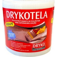 Tela Reforcada Para Impermealizacao Drykotela Rodape Resinada 21Cm X 35M