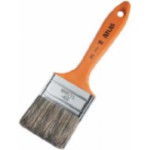 Pincel Trincha Pintura Atlas   395 X 1/2'' Laranja 395/1 - Kit C/12 