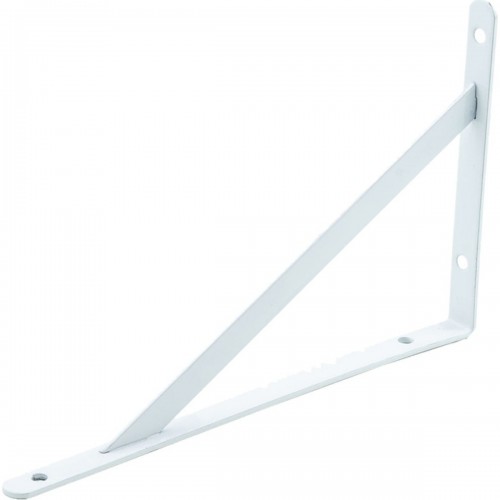 Suporte Prateleira Mao Francesa Thompson Forte 30Cm Branco - Kit C/12 Peças